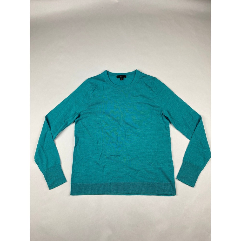 J. Crew Margot Sweater Women's‎ Size Small 100% Wool Teal